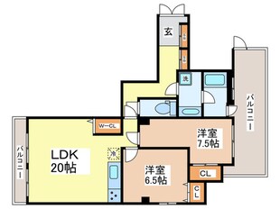 カ－ルトンコ－トの物件間取画像